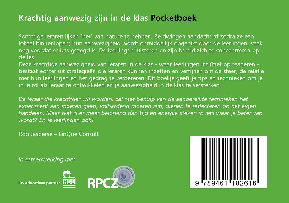 Krachtig aanwezig zijn in de klas pocketboek