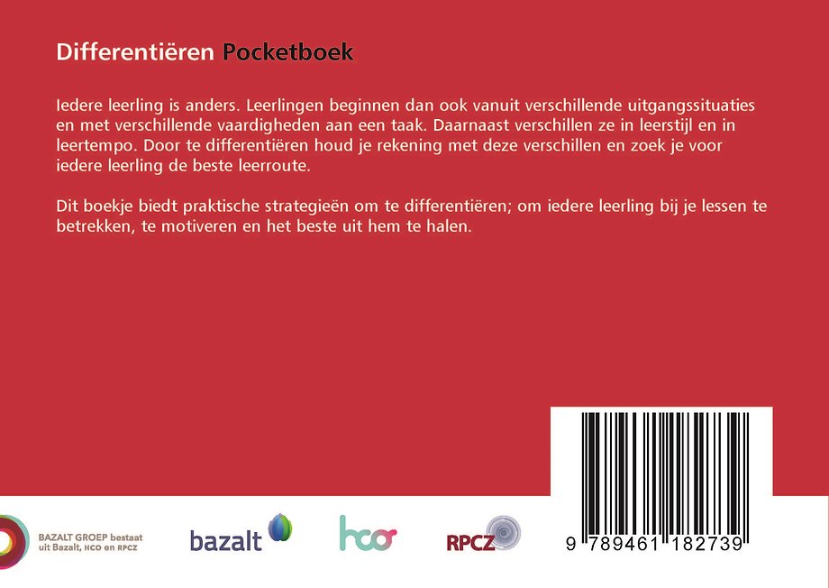 Pocketboek Differentiëren