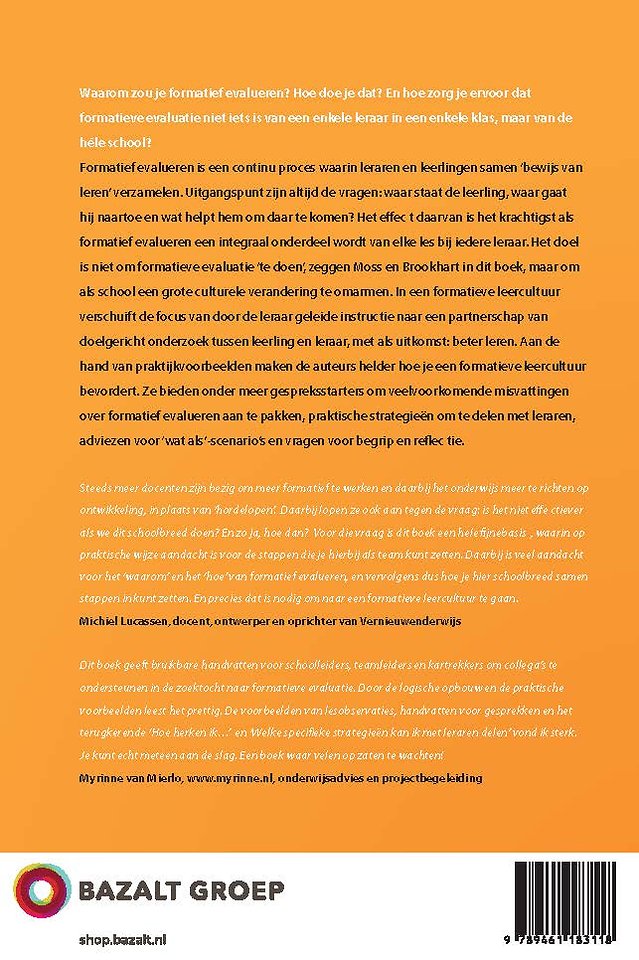 Formatief evalueren schoolbreed implementeren