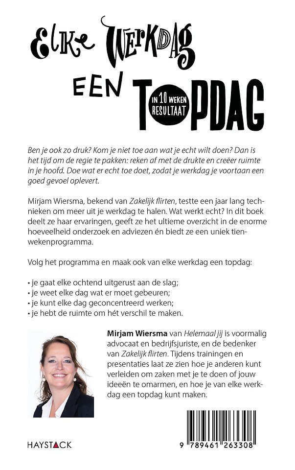 Elke werkdag een topdag
