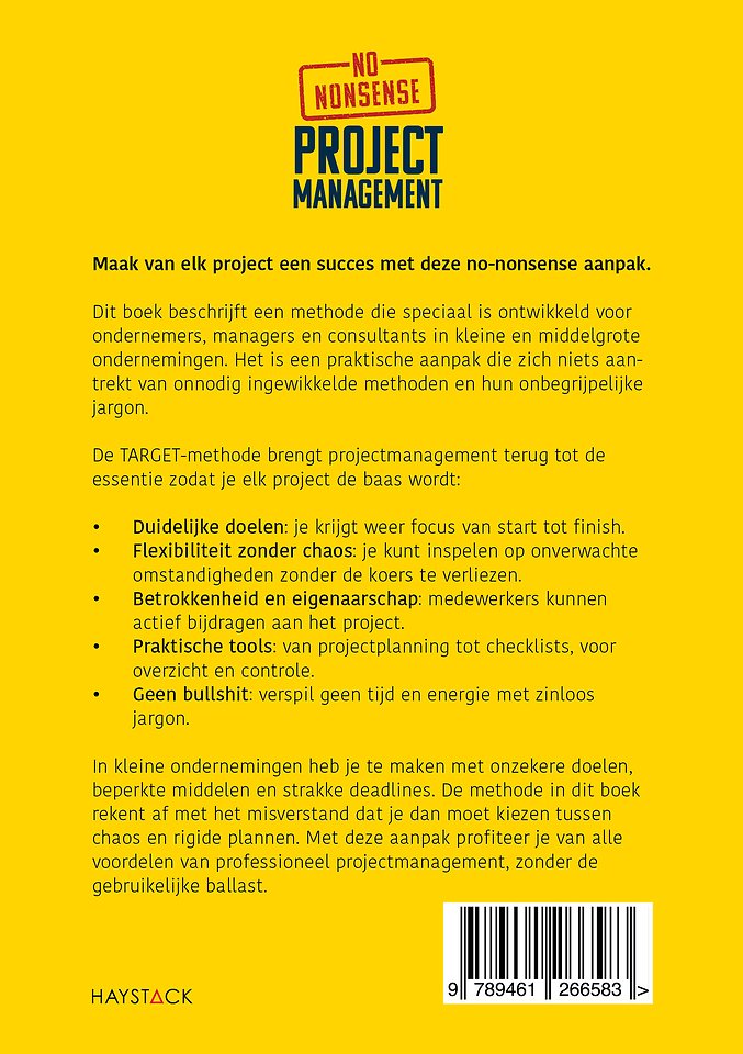 No-nonsense projectmanagement