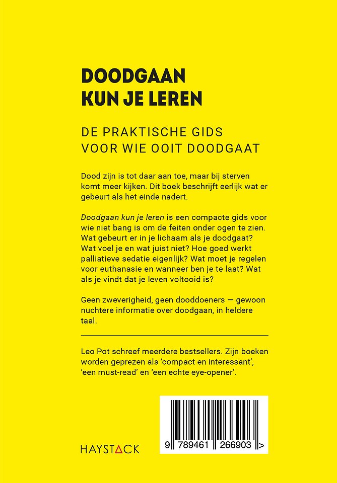 Doodgaan kun je leren