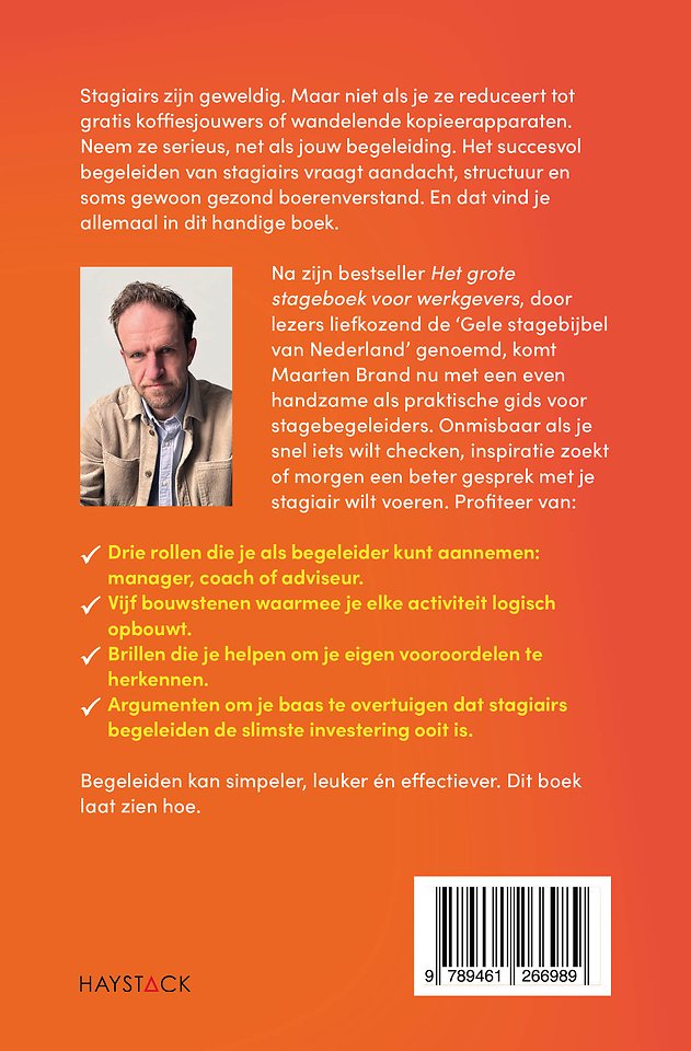Het kleine stageboek voor begeleiders