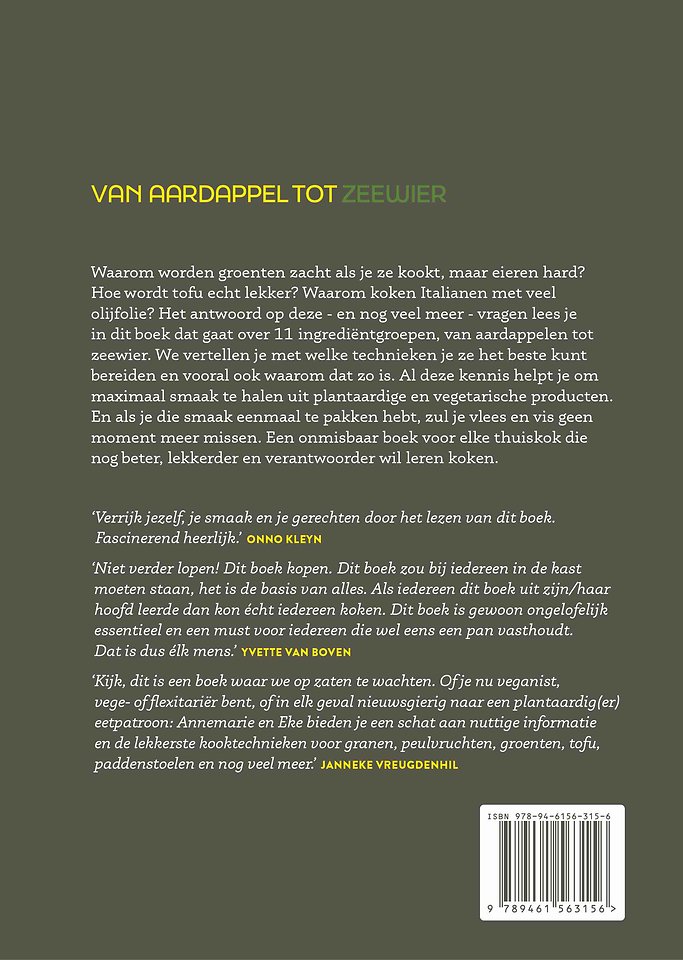 Van aardappel tot zeewier