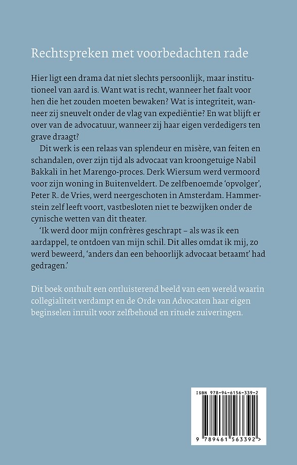 Geachte Confrère, liever geschrapt dan vermoord