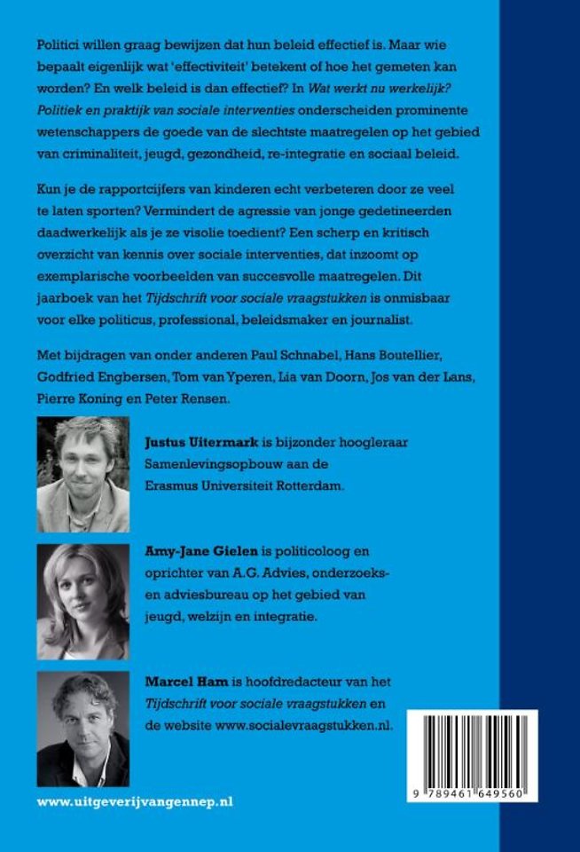 Wat werkt nu werkelijk?