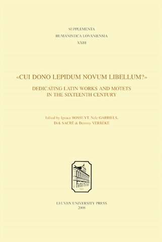 Cui dono lepidum novum libellum?