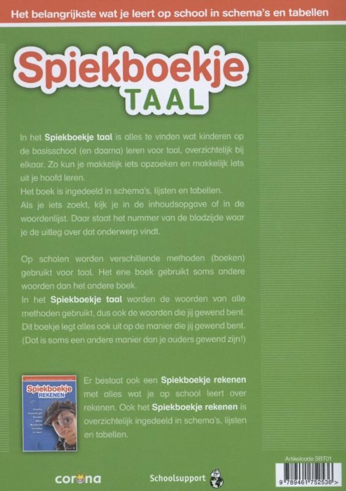 Spiekboekje Taal