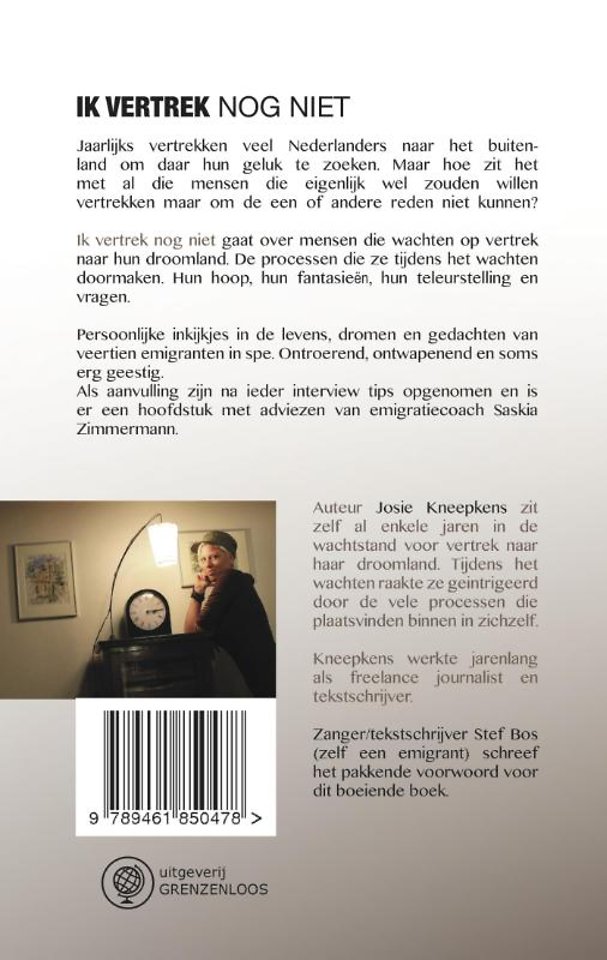 Ik vertrek nog niet