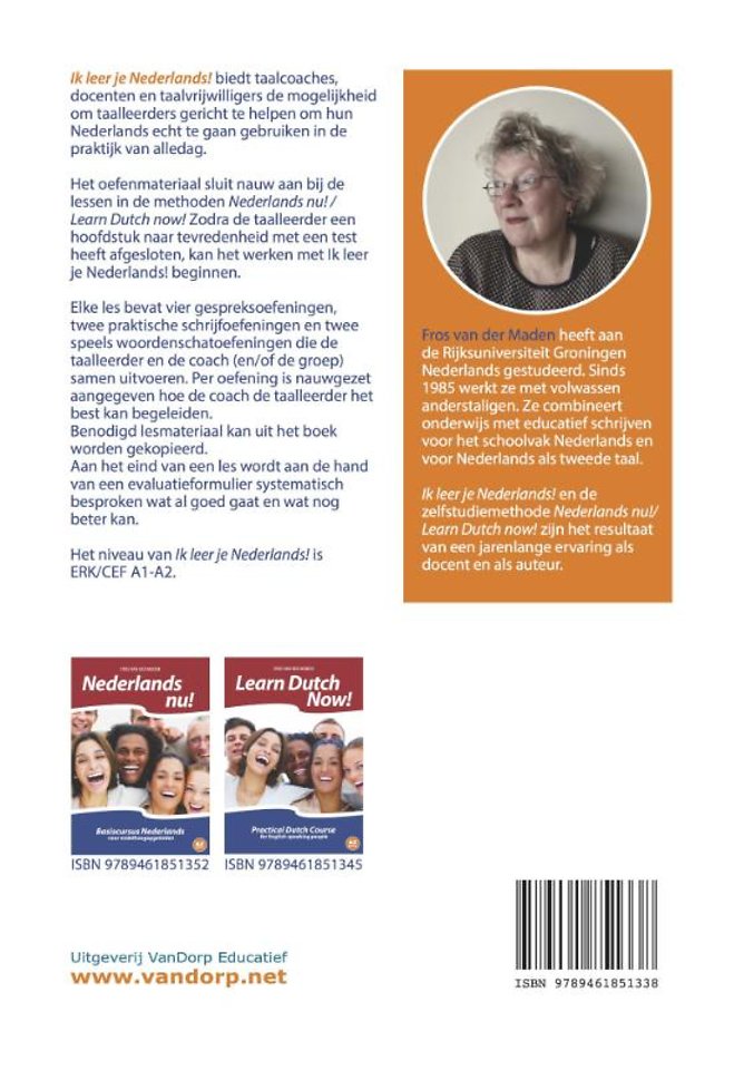 Ik leer je Nederlands! Niveau CEFR A1 - A2