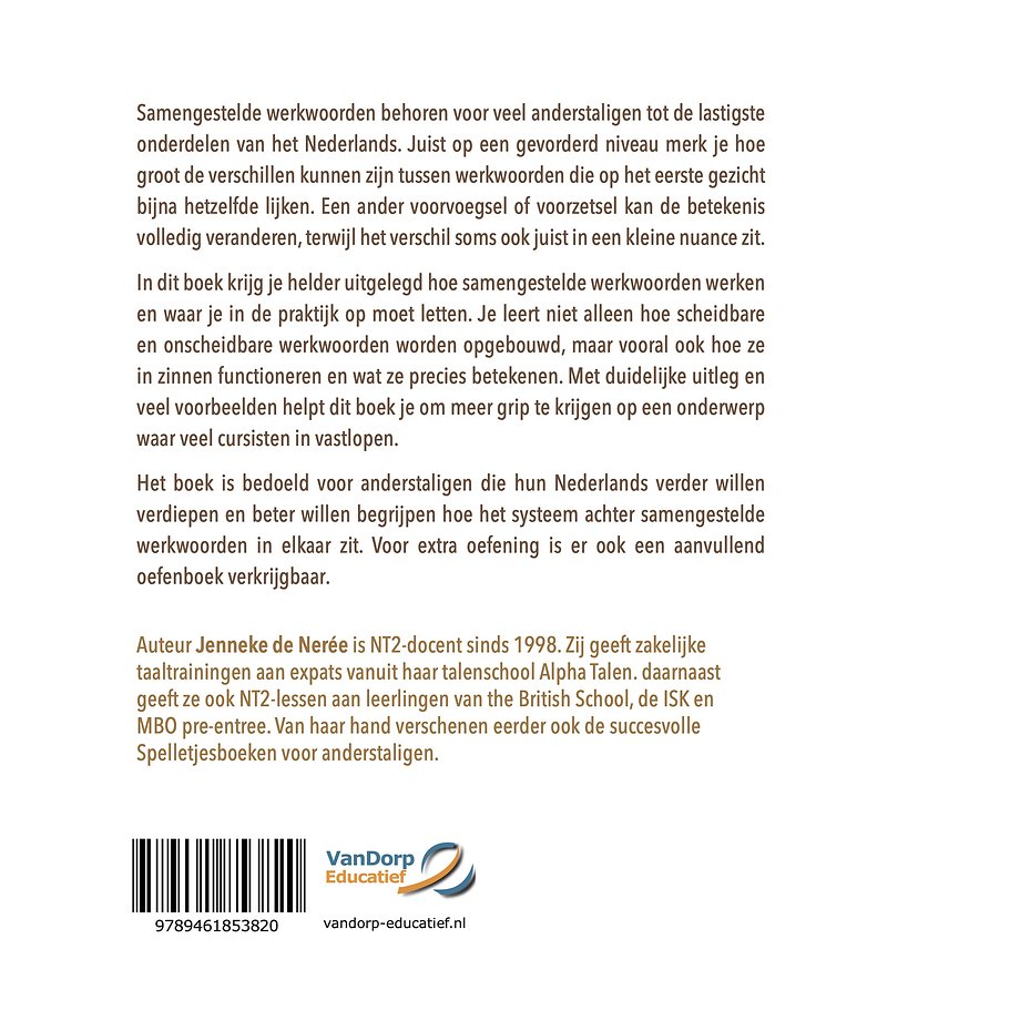 Samengestelde werkwoorden voor anderstaligen
