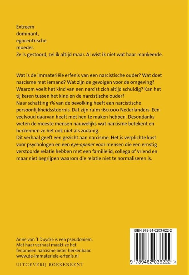 De immateriele erfenis van een narcist