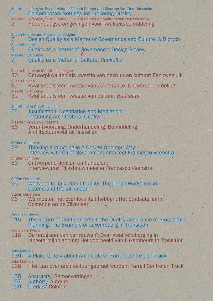 OASE Journal for Architecture # 120