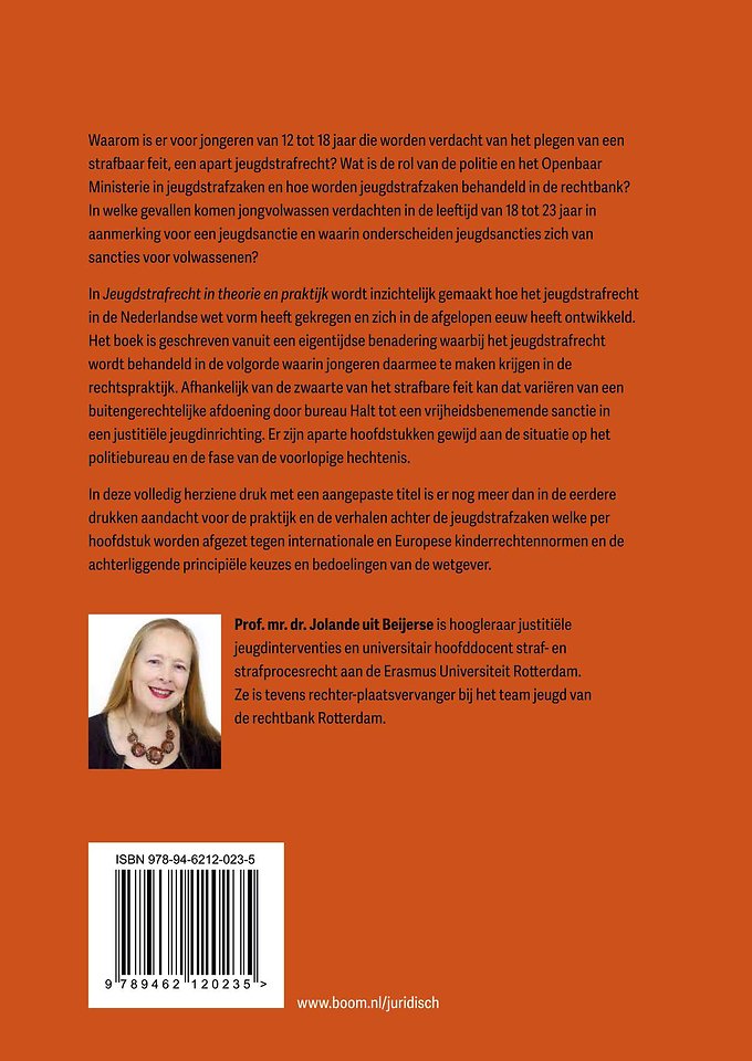 Jeugdstrafrecht in theorie en praktijk