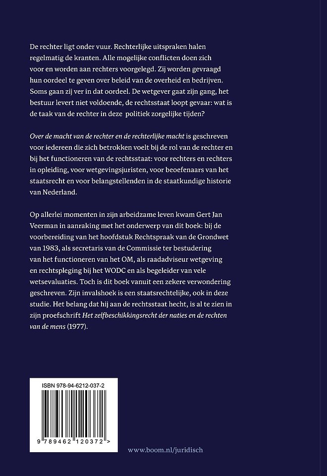 Over de macht van de rechter en de rechterlijke macht