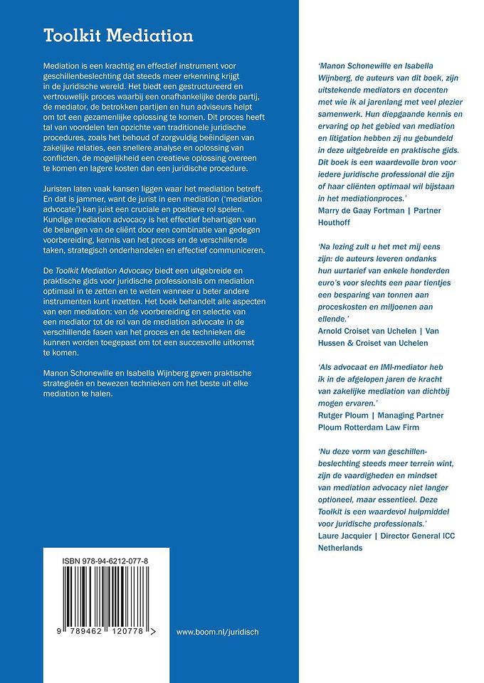 Toolkit Mediation Advocacy