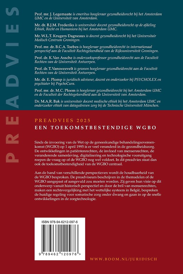 Een toekomstbestendige WGBO