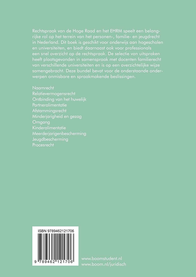 Jurisprudentie Personen- & Familierecht