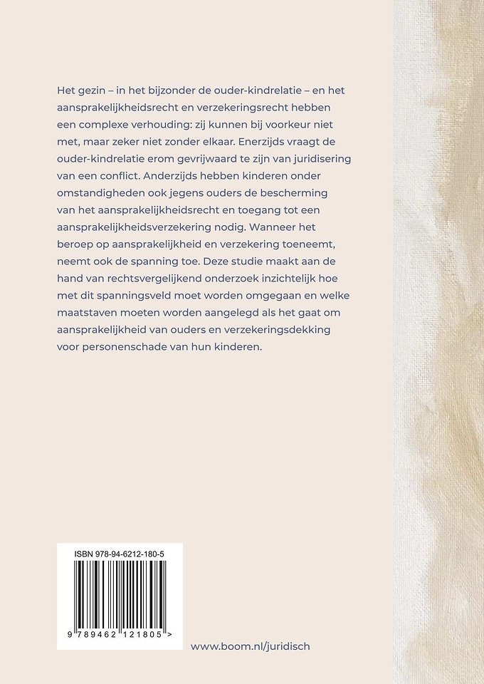 Aansprakelijkheid en verzekering in de ouder-kindrelatie