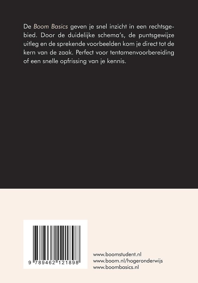 Boom Basics Socialezekerheidsrecht