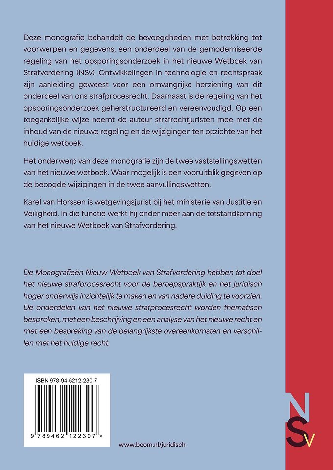 Bevoegdheden met betrekking tot voorwerpen en gegevens