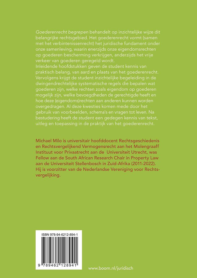 Goederenrecht begrepen