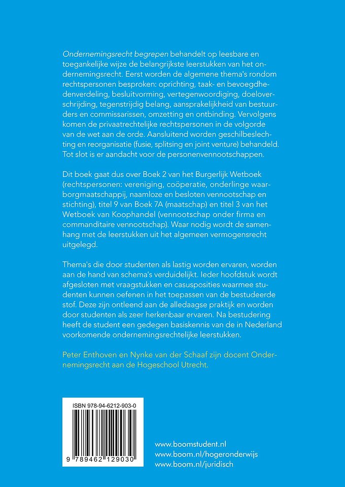 Ondernemingsrecht begrepen