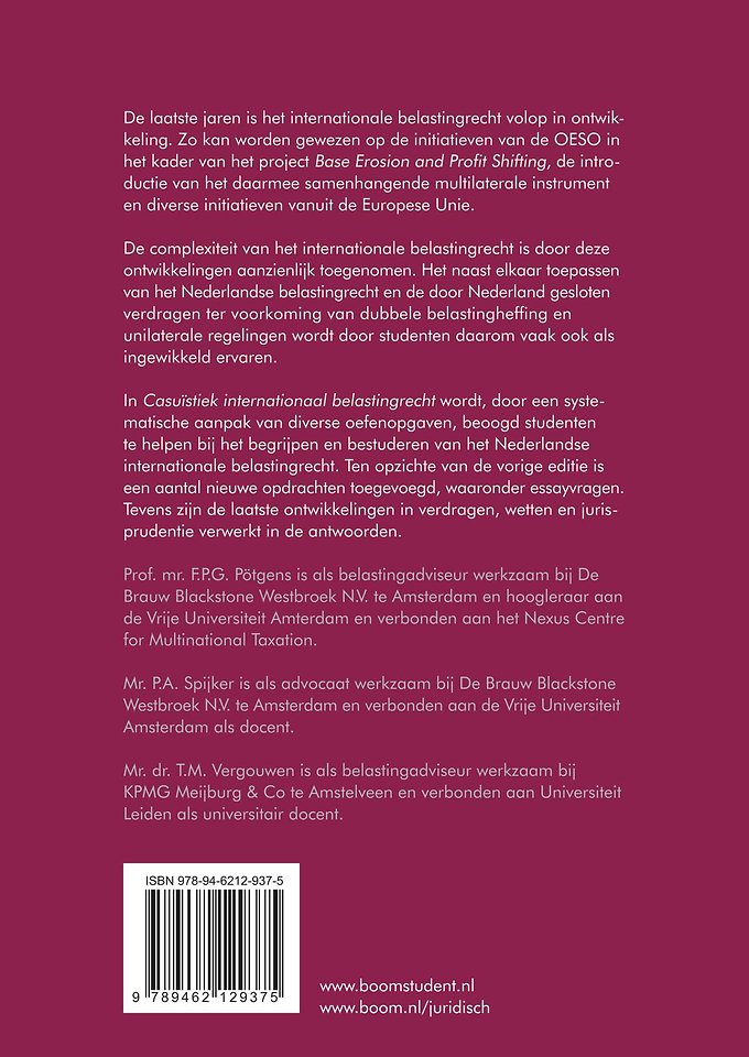 Casuïstiek internationaal belastingrecht
