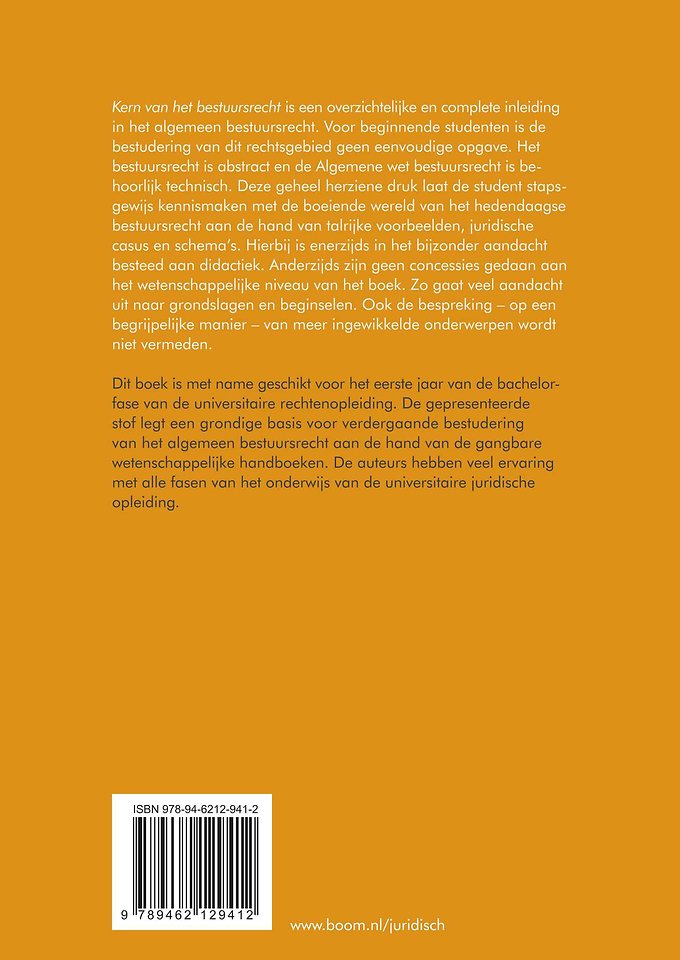 Kern van het bestuursrecht