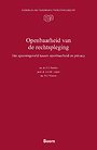 Openbaarheid van de rechtspleging Openbaarheid van de rechtspleging