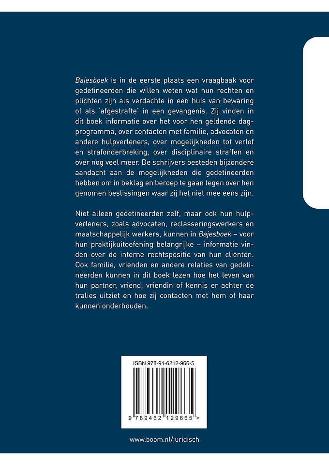 Bajesboek - Handboek voor gedetineerden