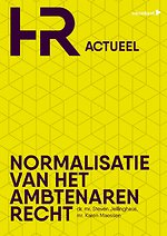 Normalisatie van het Ambtenarenrecht