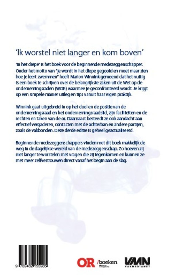 In het diepe