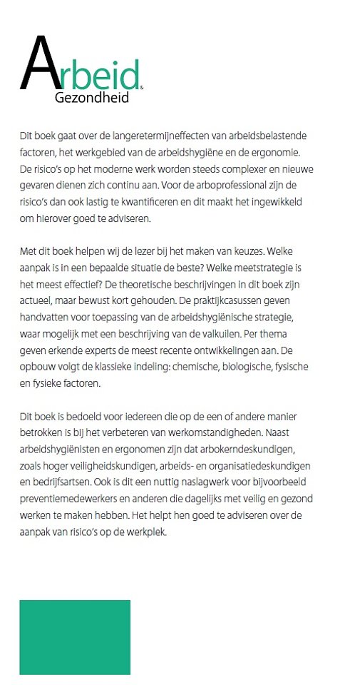Arbeid & gezondheid