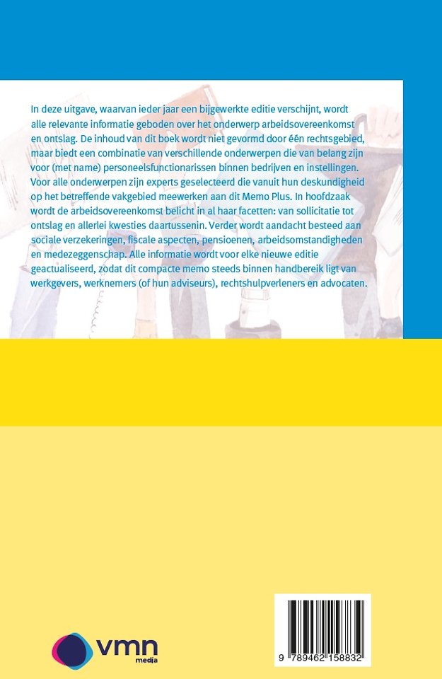 Memo Plus Arbeidsovereenkomst en ontslag 2024