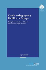 Credit rating agency liability in Europe