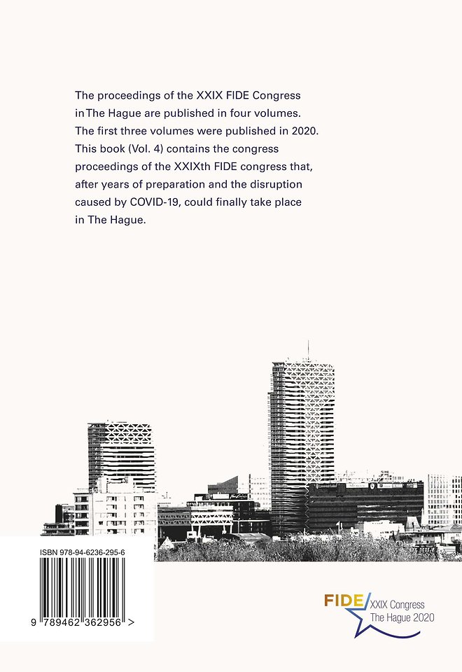 THE XXIX FIDE CONGRESS IN THE HAGUE 2021: CONGRESS PROCEEDINGS