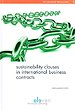 Sustainability clauses in international business contracts