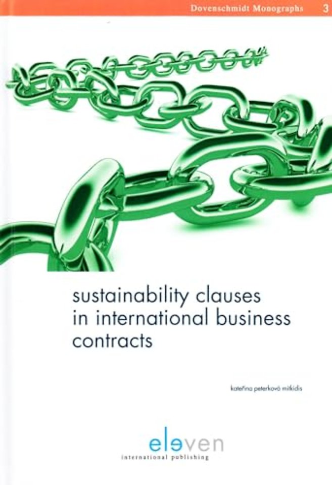 Sustainability clauses in international business contracts