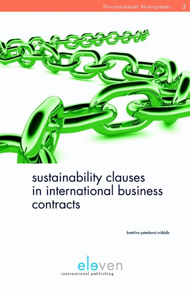 Sustainability clauses in international business contracts