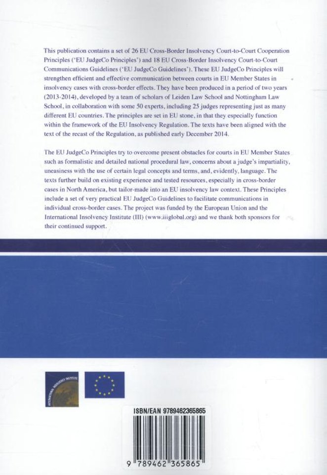 EU Cross-Border insolvency court-to-court cooperation principles
