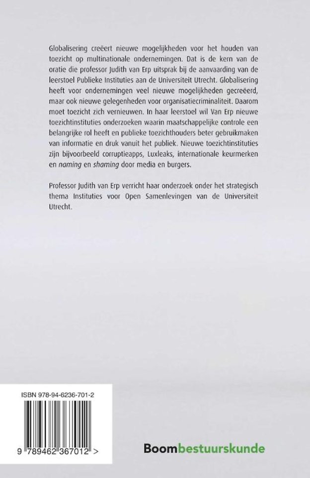 Toezicht in de open samenleving