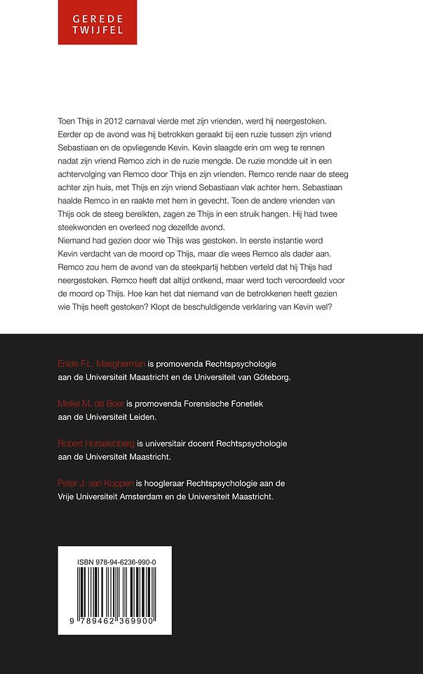 De onzichtbare steekpartij