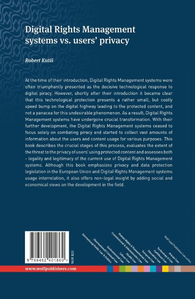 Digital Rights Management systems vs. users´ privacy