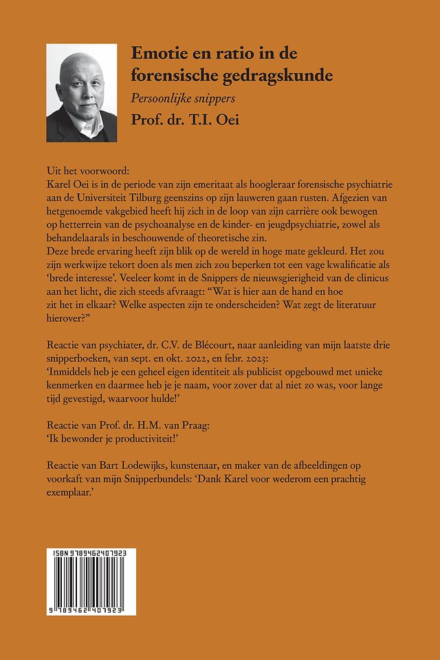 Emotie en ratio in de forensische gedragskunde