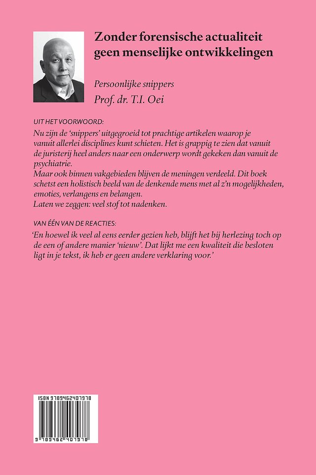 Zonder forensische actualiteit geen menselijke ontwikkelingen