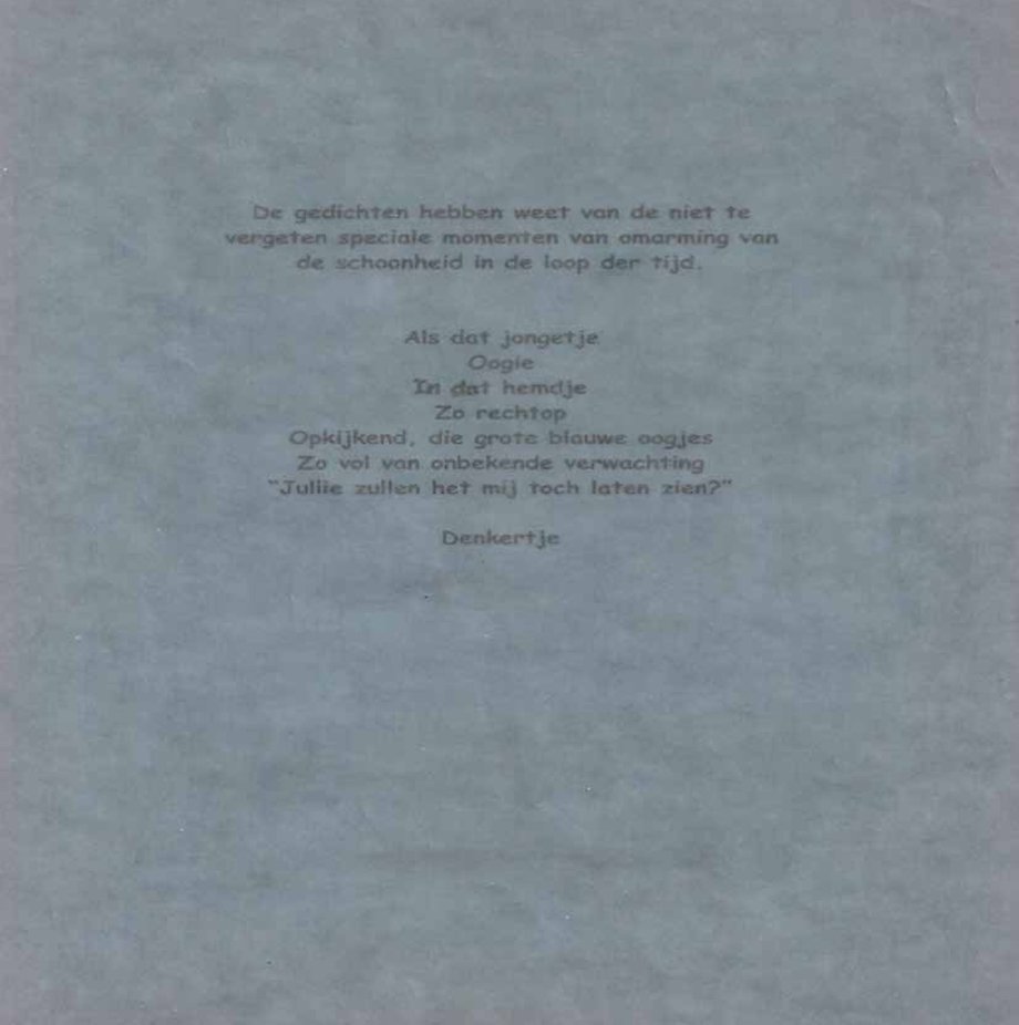 In dat hemdje, zo rechtop