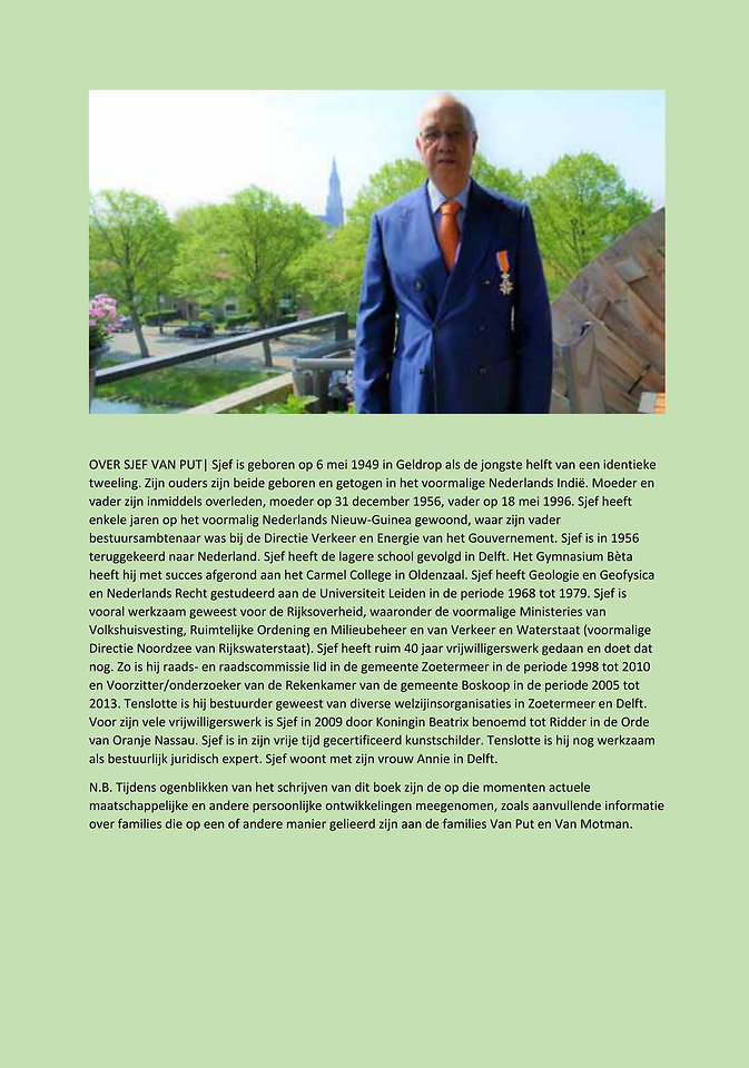 Mr.Drs. Jozef Hubert van Put - levensverhaal