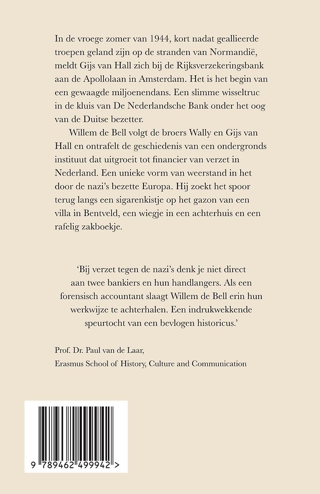 Het krijtstrepen verzet en de broers Van Hall, 1943-1945