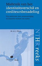 Misbruik van het identiteitsverschil en crediteursbenadeling